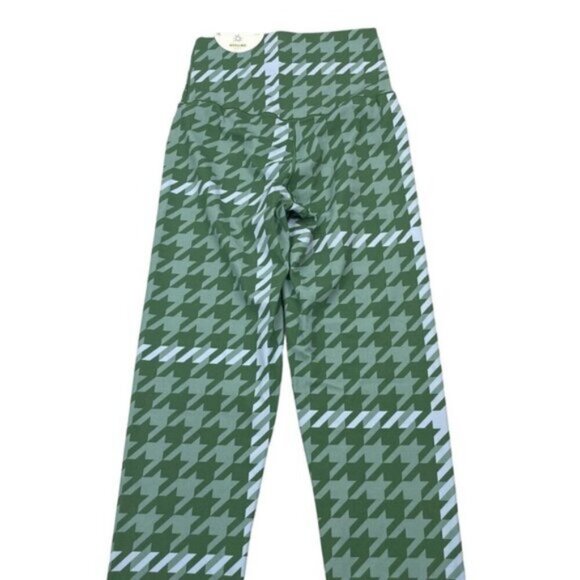 Aerie Offline Real Me Green Houndstooth 7/8 Legging XS - Picture 6 of 7